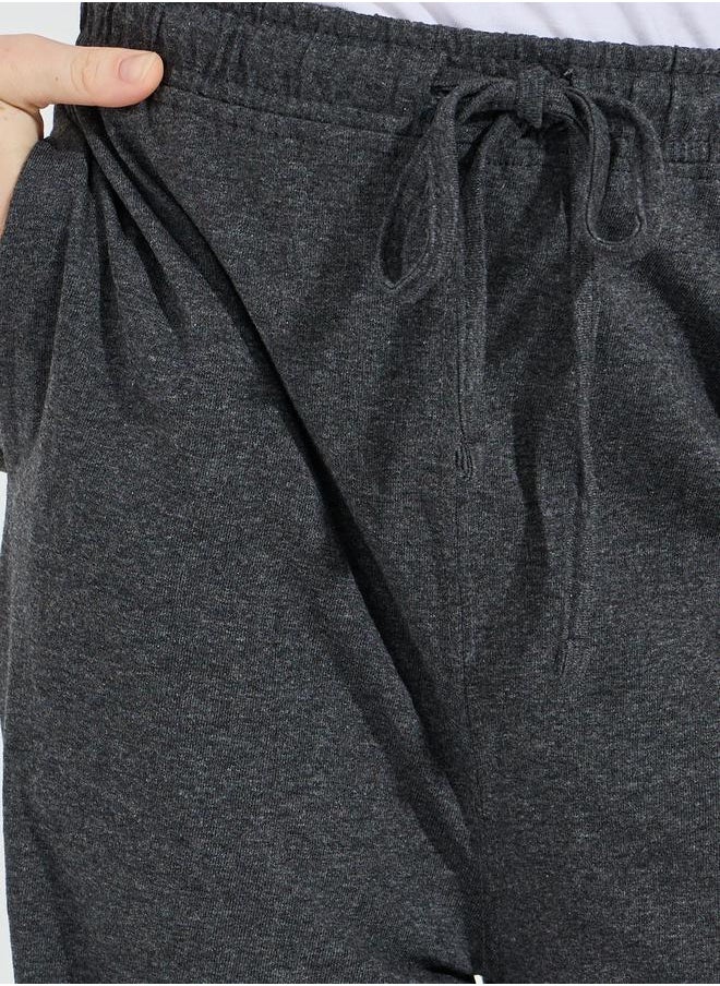 Styli - Basic Wide Leg Pants with Drawstring - Image 1