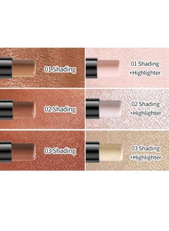 Double End Highlighter Contour Stick Makeup Shading Stick and Makeup Highlighter Stick 2 in 1  Professional Long Lasting and Waterproof Face Body Contour Makeup Bronzer Stick 03 - pzsku/Z0BCF8EEEA5E9C2B1BC11Z/45/_/1699972969/91f38b48-0b97-4d67-a10e-55f81d1f328b