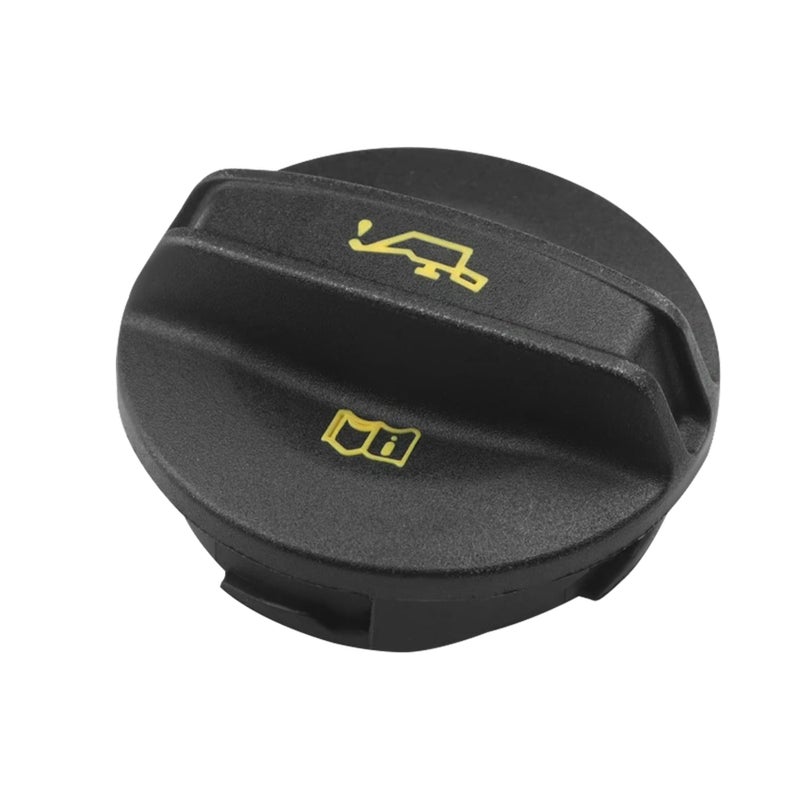 Tecledsn Car Engine Oil Filler Cap Cover with Pattern Identification Engine Oil Fill Cap Car Fuel Cap 06K103485A Tightly Fitting Replacement Part Car Oil Cap Replacement for VW Audi - Image 3