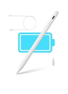 Generic Stylus Pen for iPad 2018-2024, 20mins Fast Charge Pencil 2nd Generation, Tilt Sensitivity and Palm Rejection for iPad 6/7/8/9/10,iPad Pro 11"/12.9",iPad Air 3/4/5,iPad Mini 5/6  - Image 1