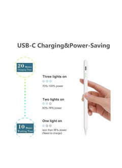 Generic Stylus Pen for iPad 2018-2024, 20mins Fast Charge Pencil 2nd Generation, Tilt Sensitivity and Palm Rejection for iPad 6/7/8/9/10,iPad Pro 11"/12.9",iPad Air 3/4/5,iPad Mini 5/6  - Image 5