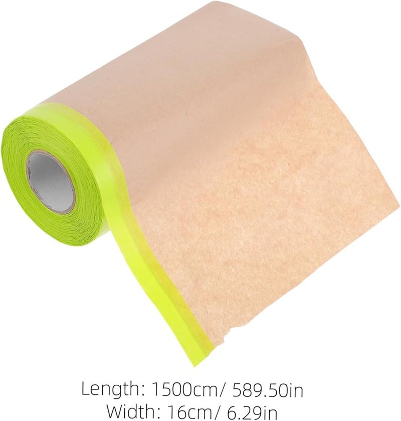 Operitacx 5pcs Self Adhesive Paint Masking Film Semi Transparent Protective Paper for Stencil Cutting - Image 3