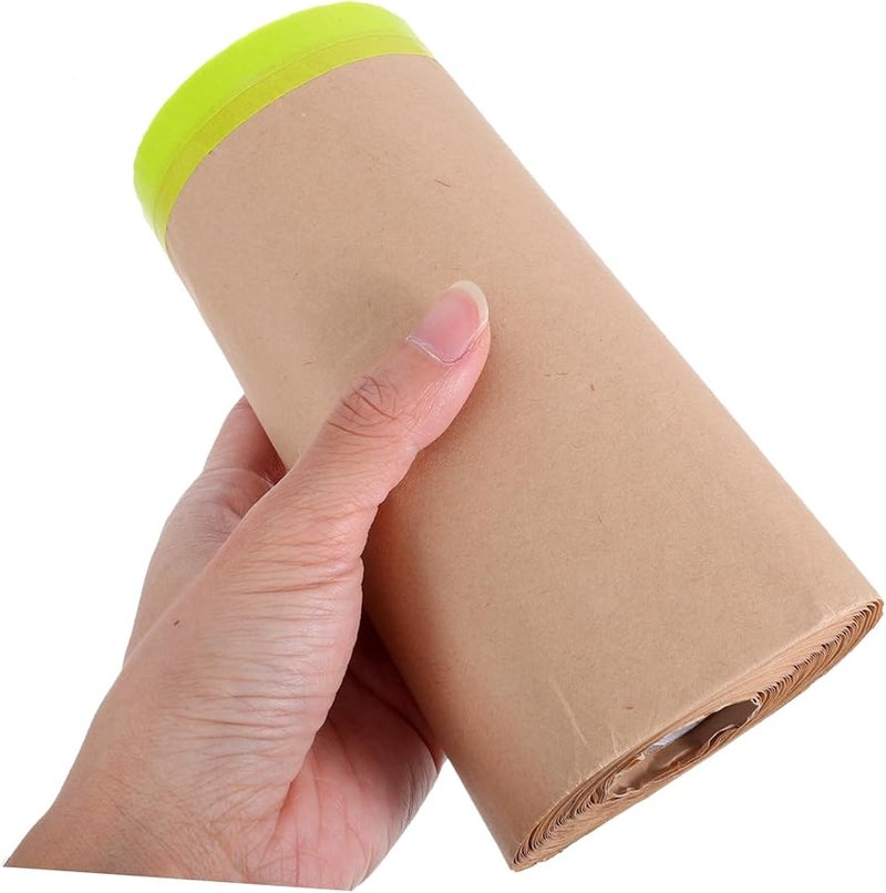 Operitacx 5pcs Self Adhesive Paint Masking Film Semi Transparent Protective Paper for Stencil Cutting - Image 4