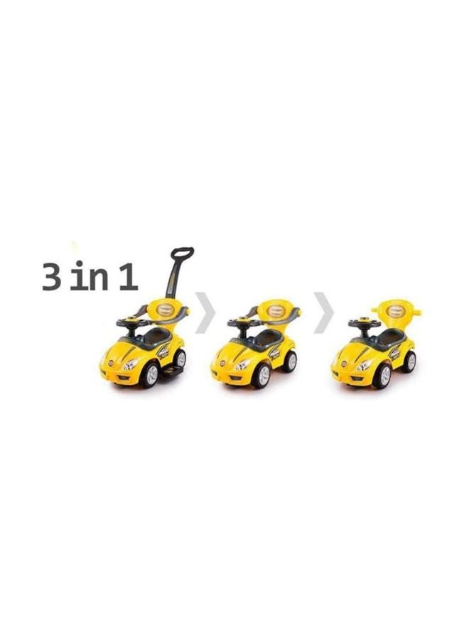 Cool Baby Deluxe Mega Car 3-In-1 Push Ride-on Toy THRO382Y - Image 4