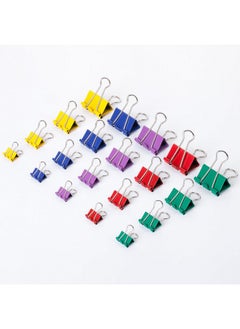 Mr. Pen - Binder Clips, 100 Pcs, Assorted Size And Color, Paper Clips, Binder Clips Assorted, Paper Binder Clips, Colored Binder Clips, Clips For Paper, Paper Clamps, Metal Binder Clips, Clips  - Image 1