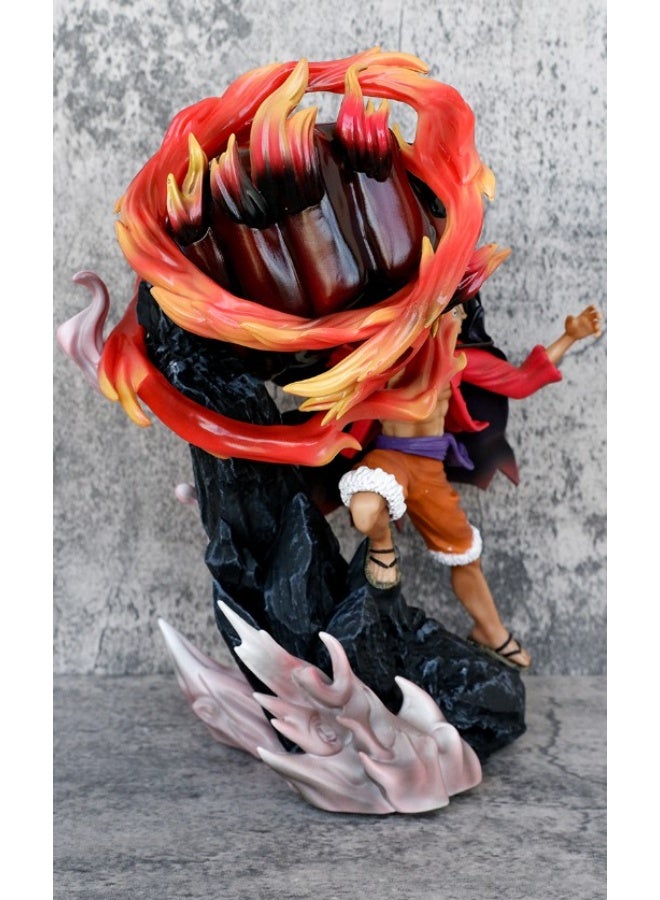 هالامودو شكل أنمي لفي من سيريل "واحد" في الوضع الرابع في نار أونيجاشيما - نموذج إعطال من محتويات الأنمي، هدية عيد ميلاد، طولها 29 سنتيمتر - Image 2