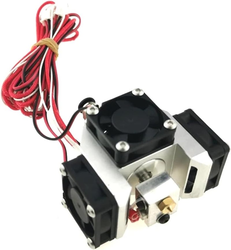 FUNCORE E3D V6 مجموعة رأس تسخين معدنية بالكامل مع 3 مراوح تبريد 3010 24 فولت أسود - Image 4