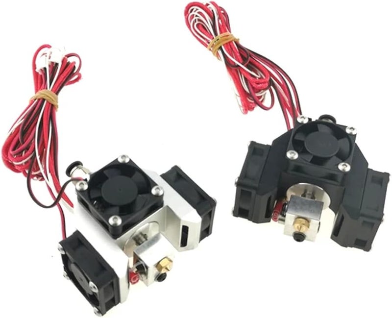 FUNCORE E3D V6 مجموعة رأس تسخين معدنية بالكامل مع 3 مراوح تبريد 3010 24 فولت أسود - Image 5