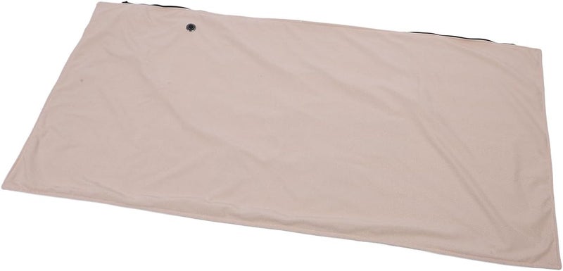 Heated Blanket Plush Cloth Beige, Electric Fast Heating Blanket with Overheating Prevention, Auto Power Off, Washable - Rapid Warmth, Safety Features, Ideal for Body and Legs - Image 5