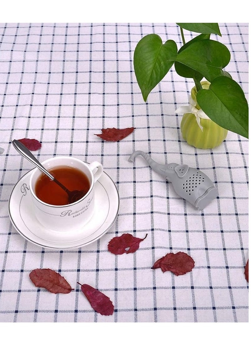 Generic - 1pc Silicone Tea Infuser , Cute Elephant Loose Leaf Tea Strainer , Reusable Tea Ball Filter for More Enjoyable Tea Times with Friends and Family - Image 1