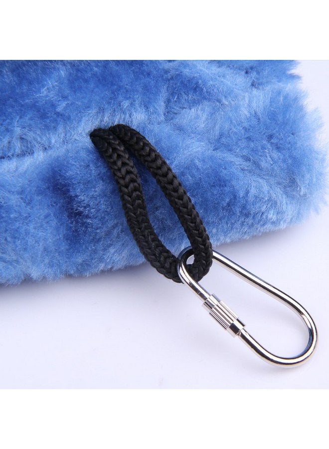 Vktech Vktech® Plush Snuggle Bird Hammock Hanging Snuggle Cave Happy Hut Bird Parrot Hideaway Size M (23.5 * 22cm) (Blue) - Image 3