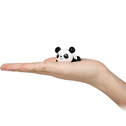 YGMONER 8 Pcs Mini Figurine Car Dashboard Decoration Cute Car Interior Ornaments Cake Toppers (Panda) - Image 5