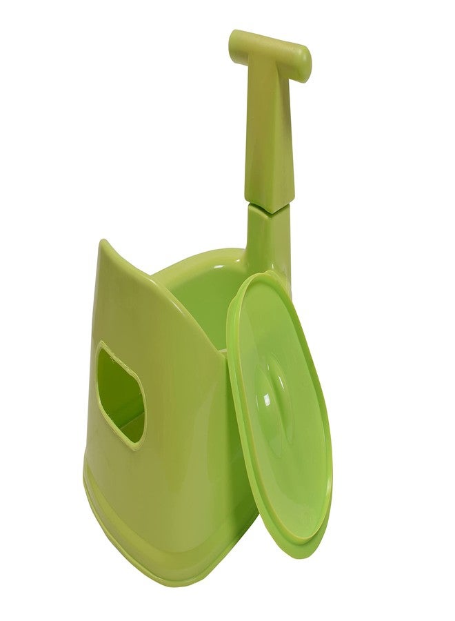 Nabhya Scooter Potty Seat Baby Potty Training Seat- Chair for Kids- Potty Toilet Chair With Closing Lid For (6-18 Month Kids) Small Size (Green) - Image 3