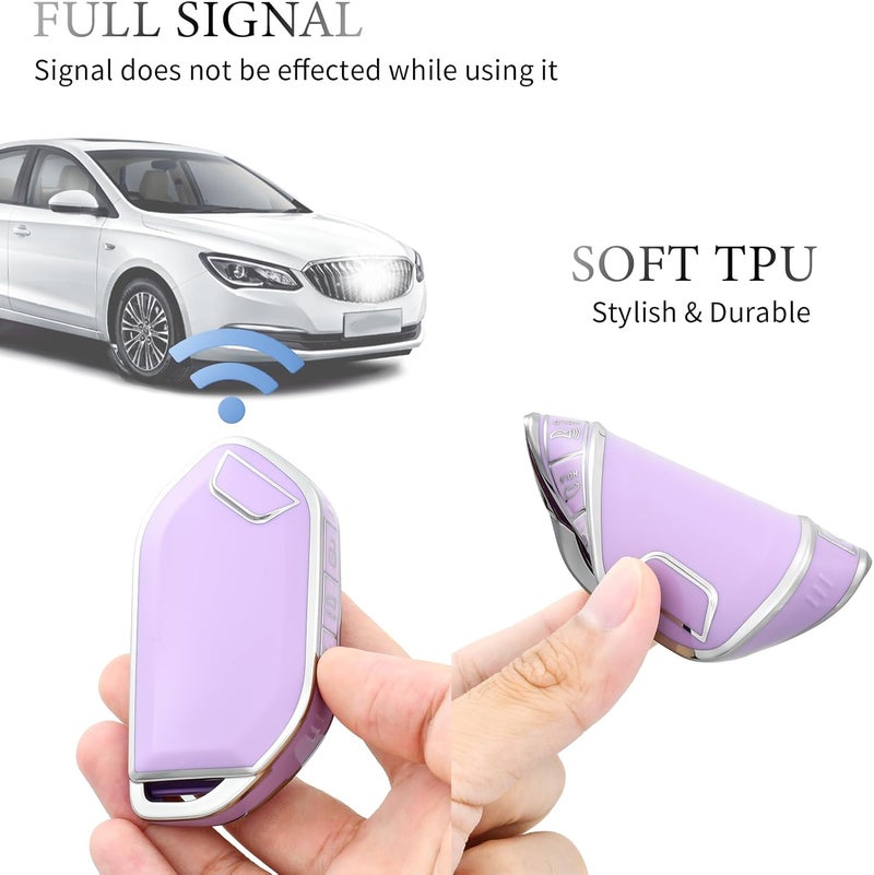 OFFCURVE Purple Key Fob Cover for Kia - Image 5