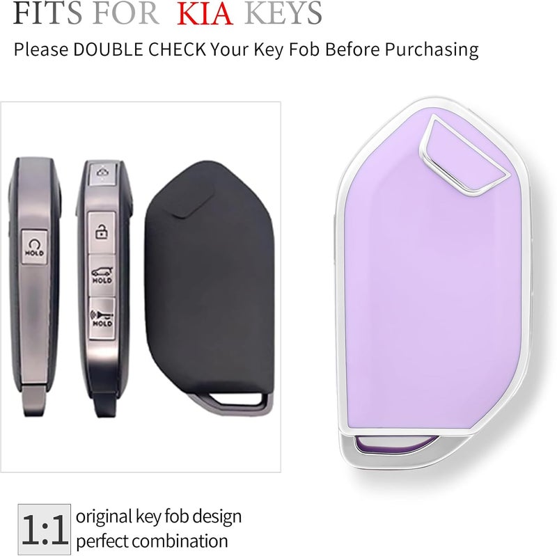 OFFCURVE Purple Key Fob Cover for Kia - Image 2