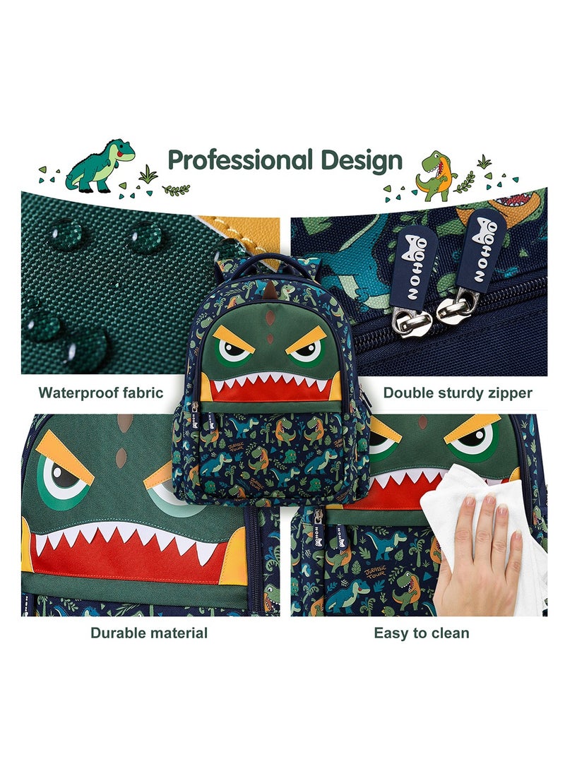 Nohoo Kids 16 Inch School Bag With Pencil Case Combo Dino - Image 4