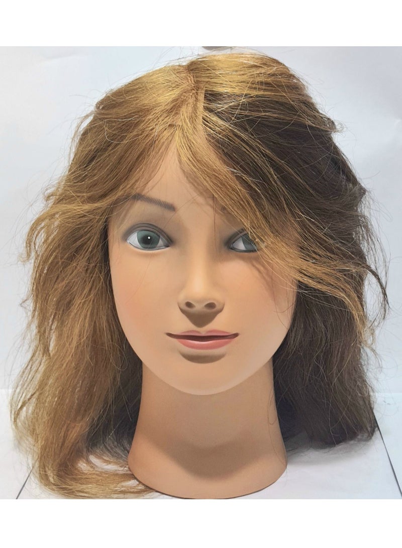 بول ميشيل رأس مانيكان رباعي من بول ميتشل، شعر متعدد الألوان لممارسة التصفيف الاحترافي والتدريب