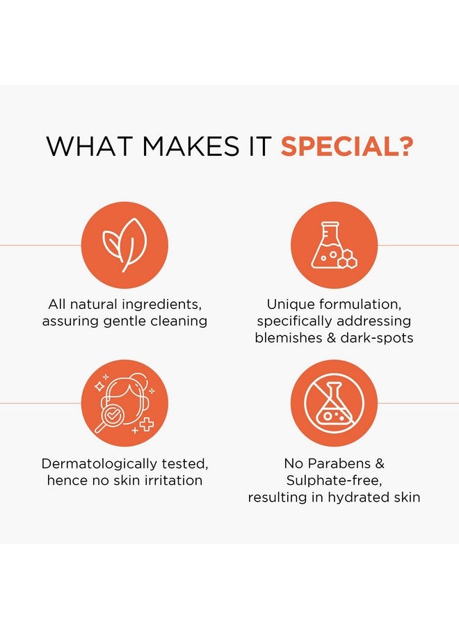 OSHEA - Herbals Papayaclean Anti Blemishes Gel Face Wash For All Skin Types | Removes Pigmentations & Brightens Skin With Papaya Extracts & Vitamin E - 100Gm - Image 1