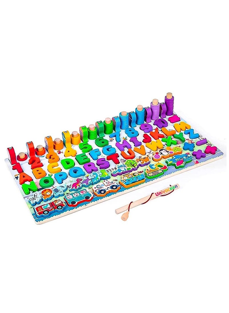 Wooden Alphanumeric Puzzle - Image 3