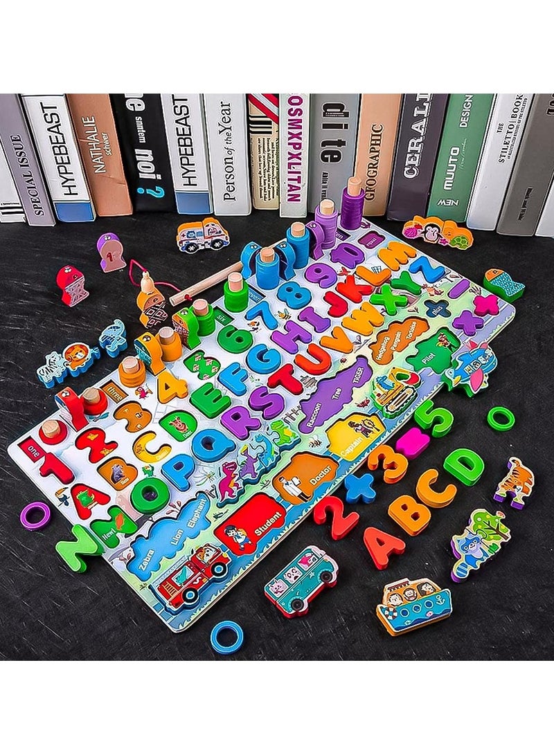 Wooden Alphanumeric Puzzle - Image 5