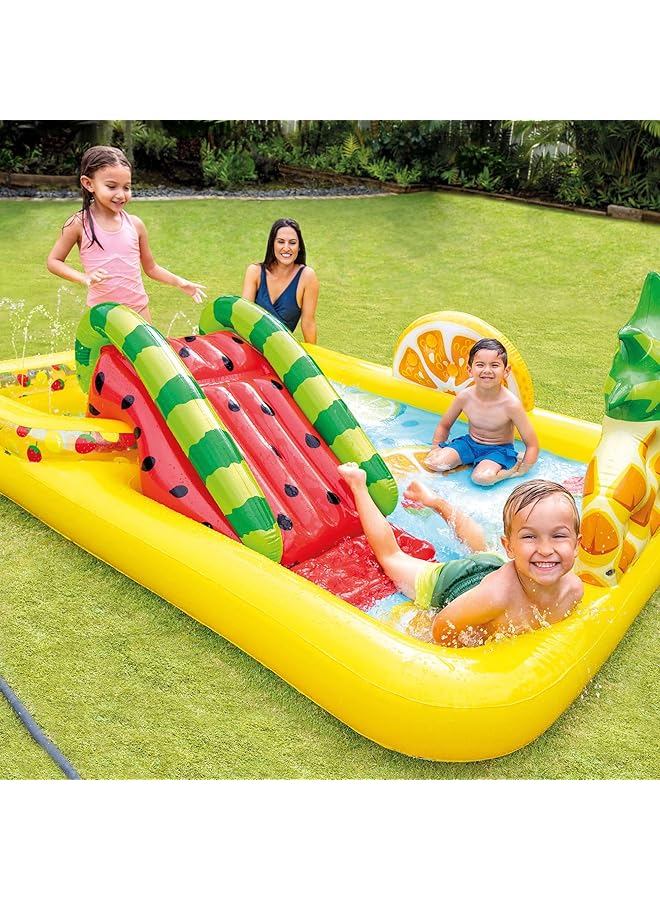 INTEX Fun And Fruity Play Center Inflatable Swimming Pool 244 Cm X 191 Cm Size - Image 2