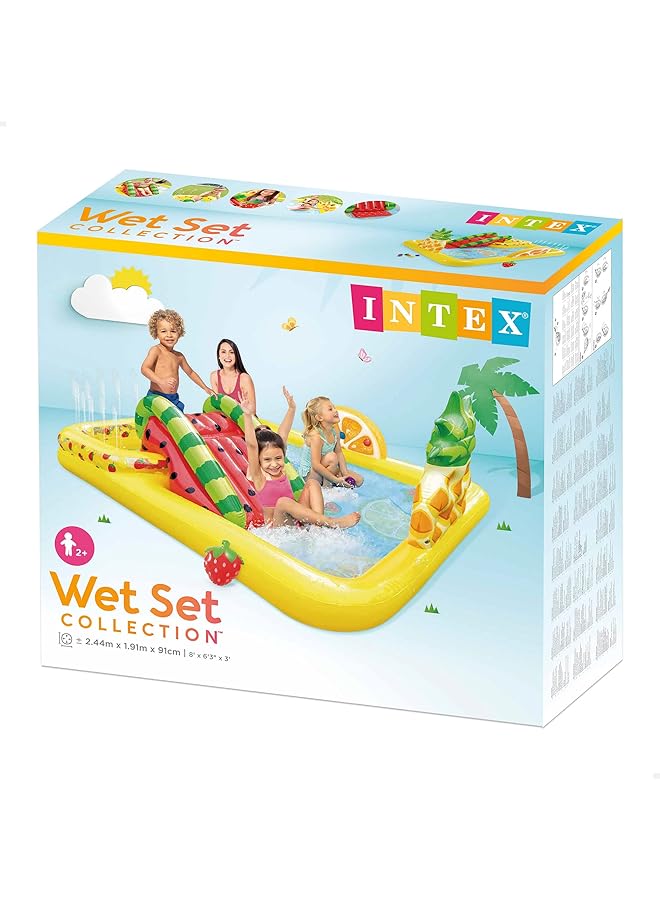 INTEX Fun And Fruity Play Center Inflatable Swimming Pool 244 Cm X 191 Cm Size - Image 4