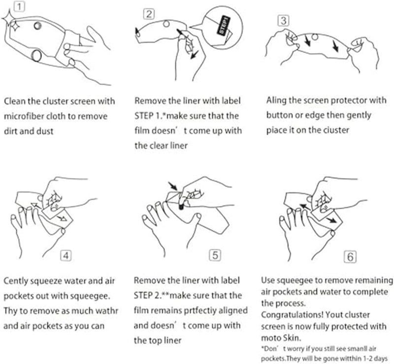 Vuzmode Motorcycle Dashboard Screen Protector for Hornet 750 - Image 3