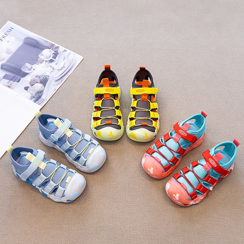 Children'S Baotou Sandals Casual Sports Beach Shoes For Boys And Girls Soft Sole Anti-Slip Stream Camouflage Trendy Shoes - Image 2