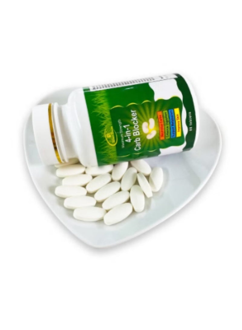 وينز تاون مثبط الكربوهيدرات 4 في 1 لفقدان الوزن - حارق للدهون وداعم للأيض مع تركيبة متقدمة من الألياف الكربونية - Image 3