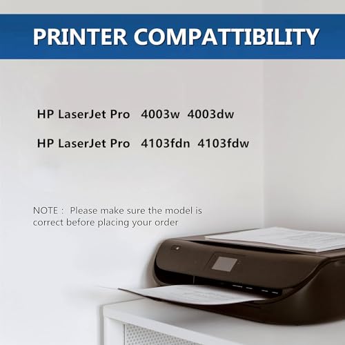 VicLabs 151A W1510A Toner Cartridge Replacement for HP W1510A 151A Toner Cartridge for use in HP Laserjet Pro 4003 4103 4003w 4003dn 4003dw 4103dw 4103fdw 4103fdn Printers 1 Pack Black - Image 3