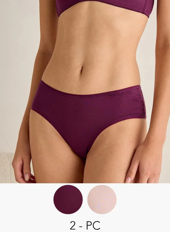 سبلاش فيڤ سروال داخلي بنقوش - قطعتان