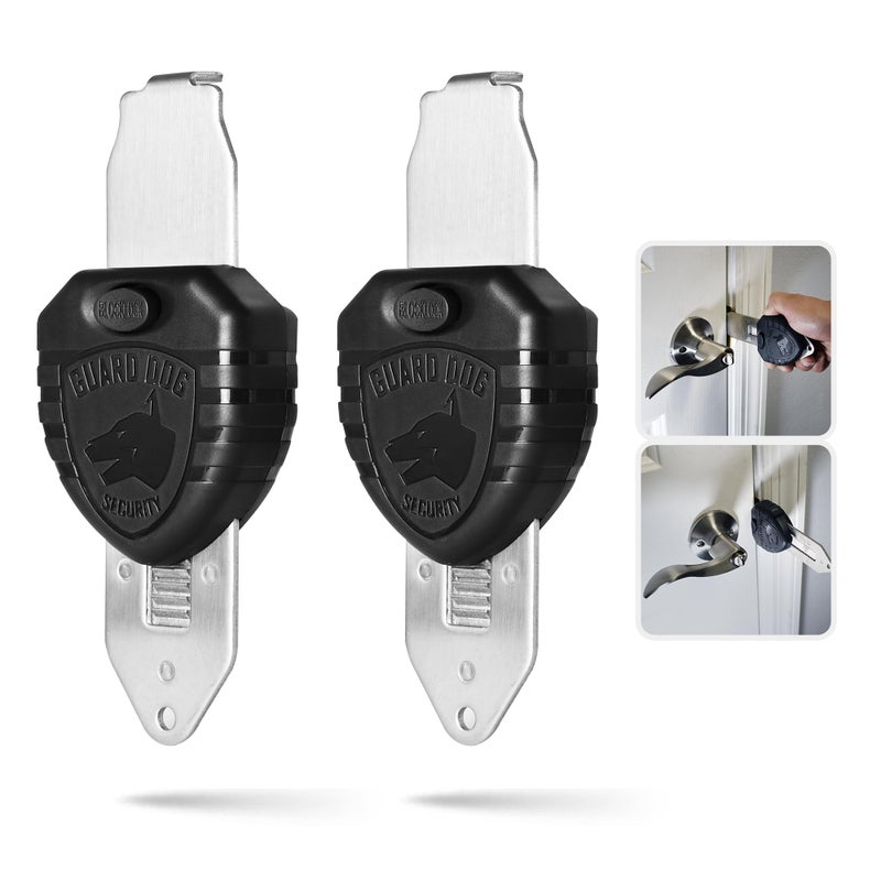 Guard Dog Security Blocklock Portable Door Lock, Hotel Door Locks for Travelers Security, Tough, Durable, Apartment Door Security, Home Security, Travel Essentials, Easy to Use - Image 1
