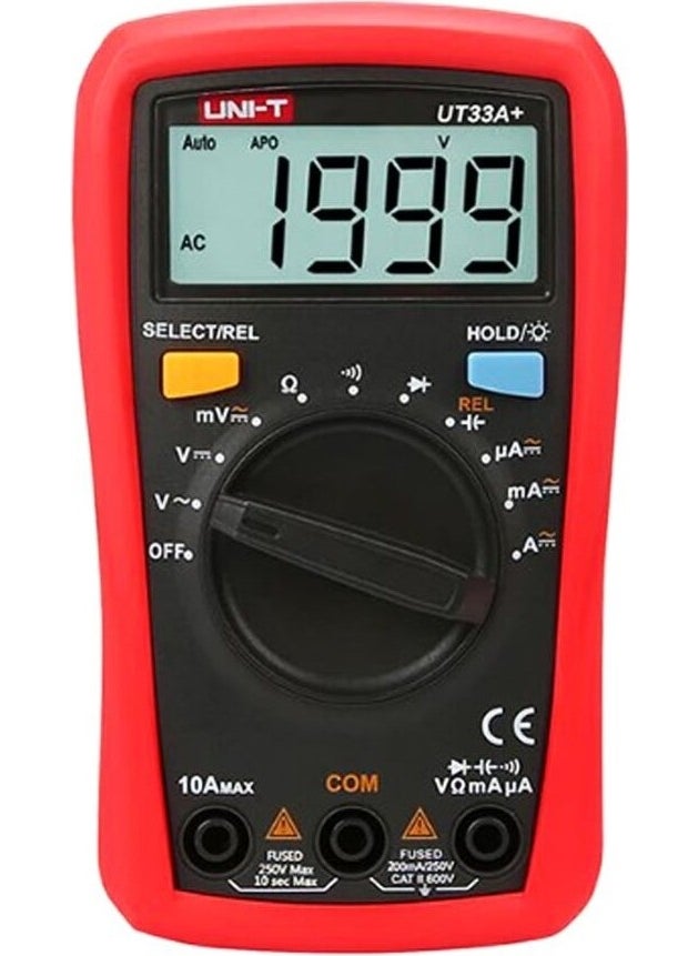 UT33A+ 600V Digital Multimeter - pzsku/Z0BD0F6F486AD054C993AZ/45/_/1728052662/7720f342-af55-44bb-955c-7061117d6db1