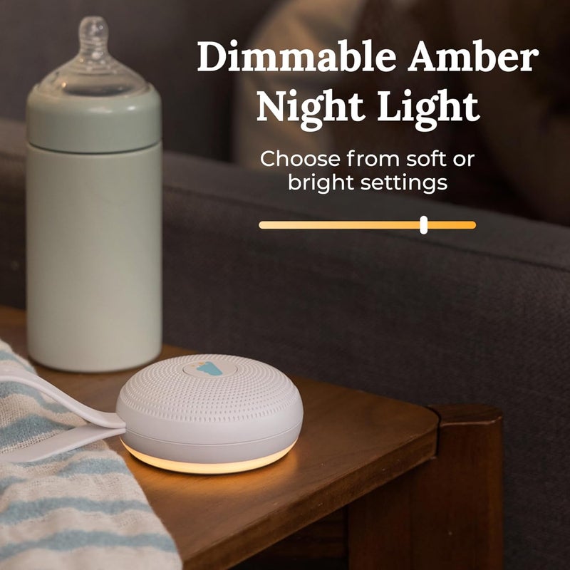 Yogasleep Marpac Hushh+ Portable White Noise Machine for Baby, 20 Soothing Natural Sounds, Wireless Charging & Speaker, Compact Size, Noise Canceling for Better Sleep, Privacy & Nursery Must Have - Image 5