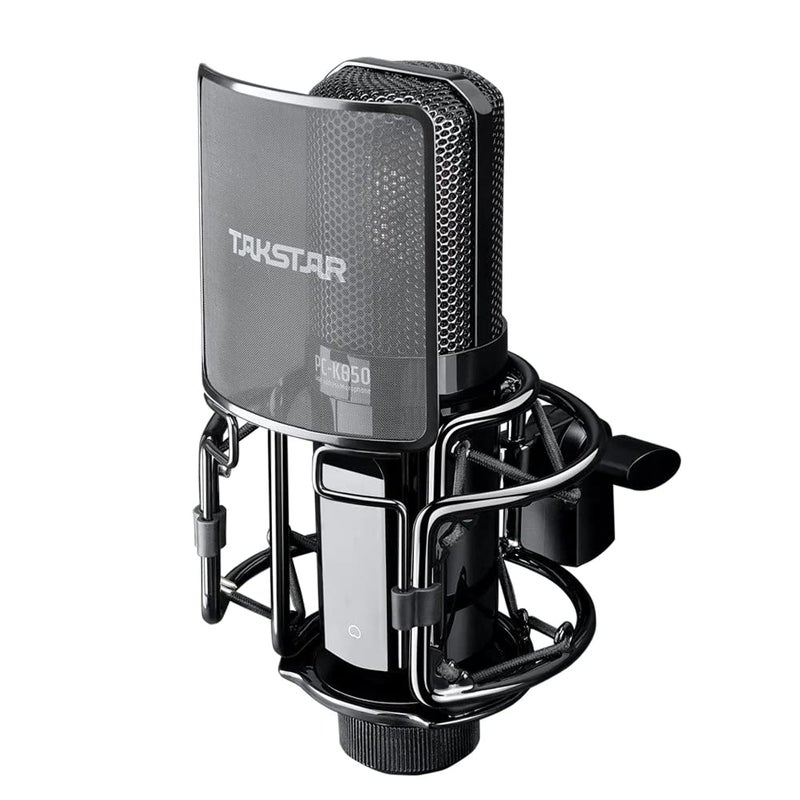 TAKSTAR XLR Condenser Microphone with 34mm GoldPlated Large Diaphragm High Sensitivity Cardioid Studio Mic for Recording Podcasting Streaming Voice Overs Singing Gaming PCK850 - Image 2