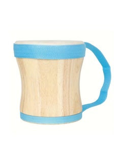 Megarya MegArya JP71Orff Percussion Wooden Tote Drums Indian Drums Sheepskin Drum Tops Logs Color : Blue  - Image 1