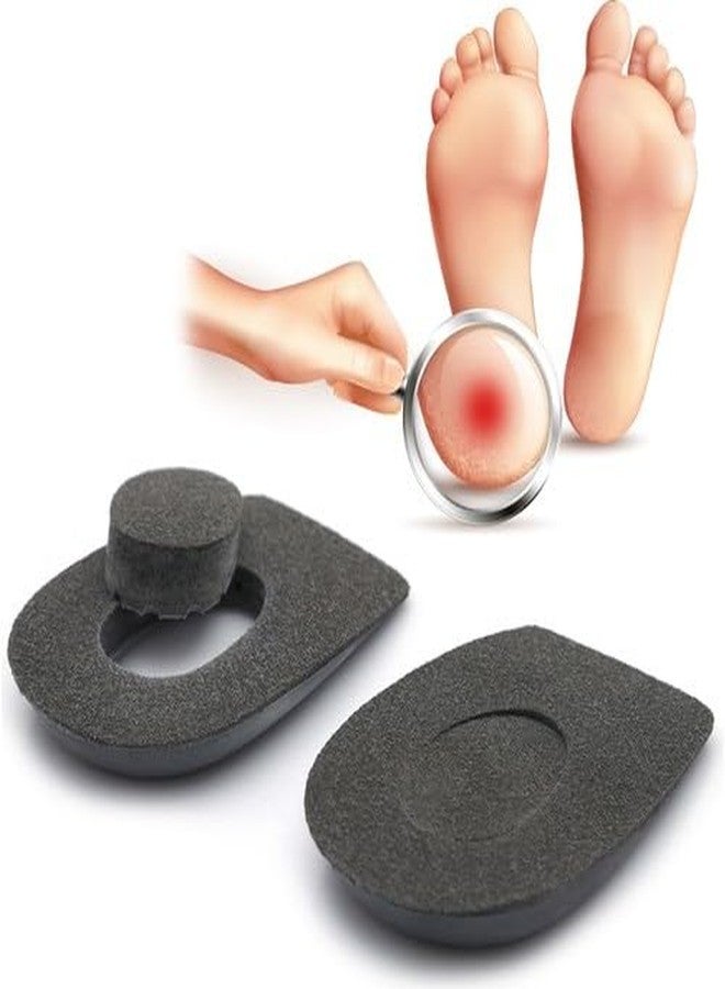 Black Deer Orthopedic Heel Supports for Heel Pain Insoles for Women and Men Plantar Fasciitis (Medium, Gray) - Image 1