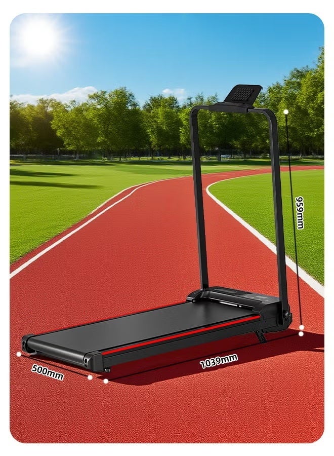 دنزوز حلقة المشي من لوحة المشي للمنزل 3 في 1 قابلة للطي تحت جهاز المطحنة 2.5 حصان مع التحكم عن بعد المشي المحمولة مسيرة لتركيب وسادة الجري المجاني للياقة البدنية للمنزل والمكتب - Image 4