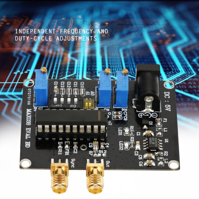 High-Frequency Function Generator 0.1Hz To 20MHz Sine Triangle Square Pulse Waveform - Precision Low-Distortion Output For Laboratories - Image 3