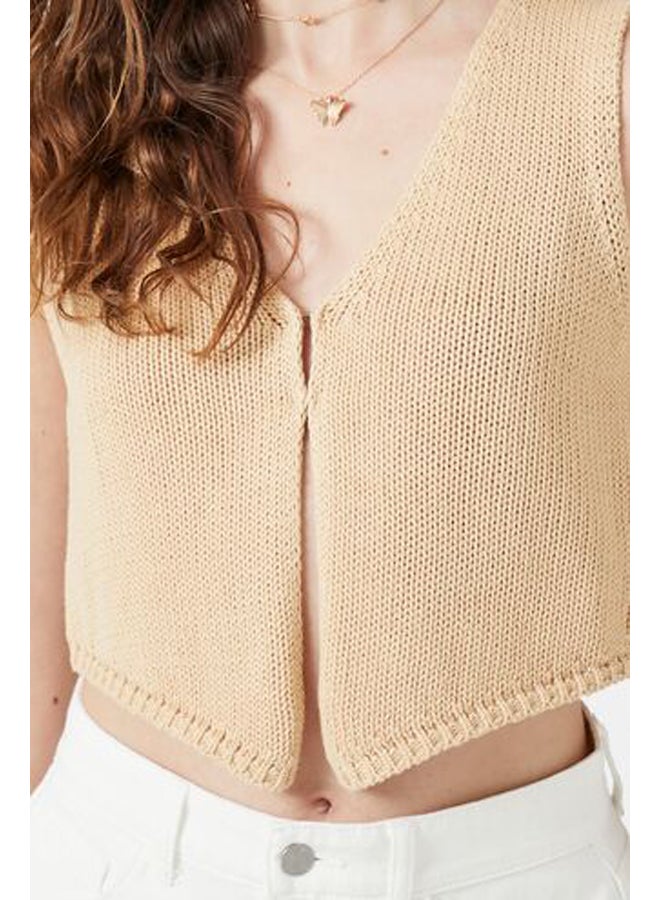 FOREVER 21 Sweater-Knit Split-Hem Vest - Image 5