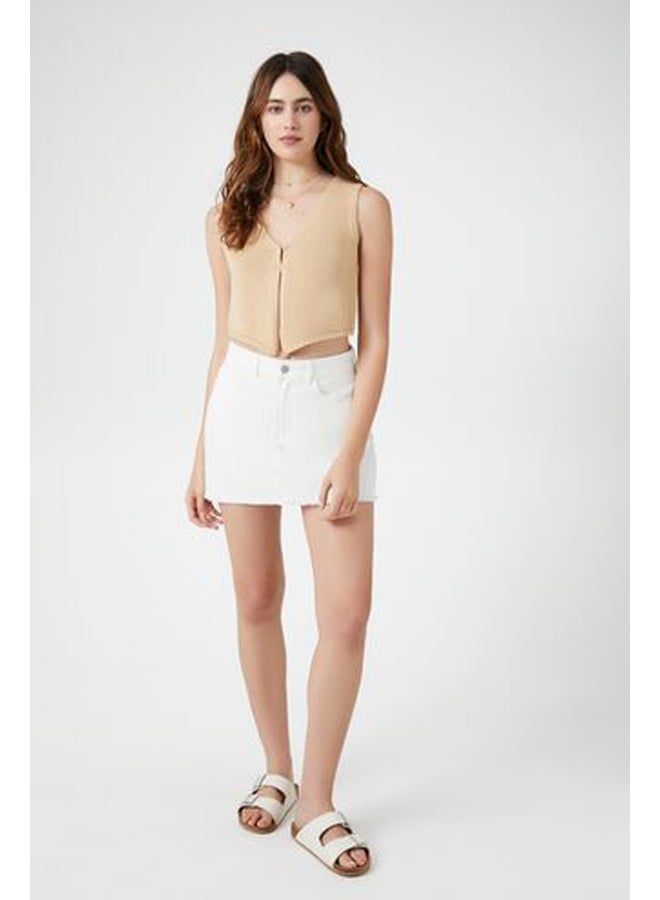 FOREVER 21 Sweater-Knit Split-Hem Vest - Image 4