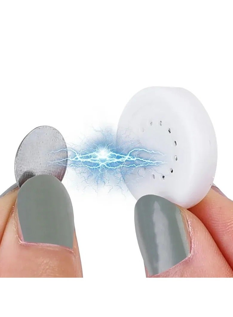 Strong Magnetic Hooks Wall Mount Anti-lost Magnetic Storage Holders for Remote Control Refrigerator Adhesive Home Organizer Hook (8pcs 4SET) - Image 3