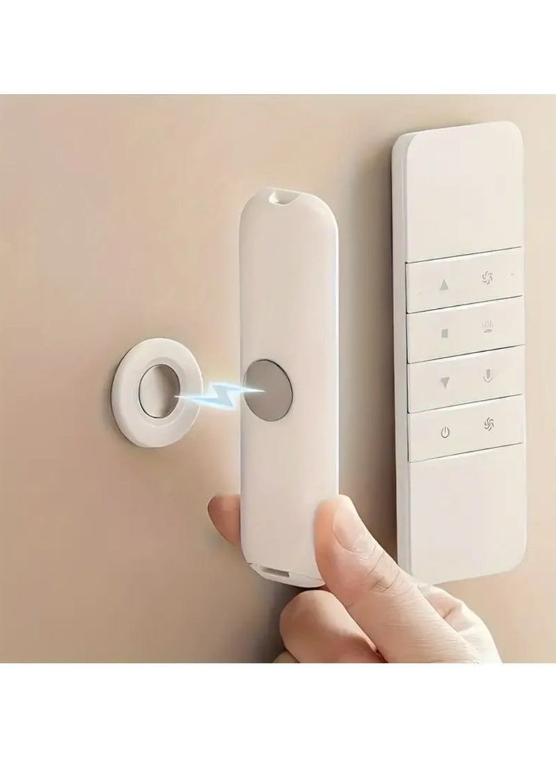 Strong Magnetic Hooks Wall Mount Anti-lost Magnetic Storage Holders for Remote Control Refrigerator Adhesive Home Organizer Hook (8pcs 4SET) - Image 2