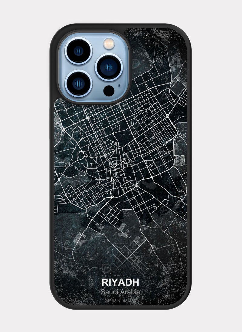 PXLAAT iPhone 13 Pro Max case cover Riyadh City Map - Image 1
