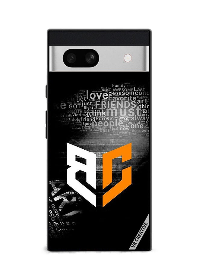 VR CREATIVE Protective Case Cover For Google Pixel 7a Bg Logo Design Multicolour - Image 1