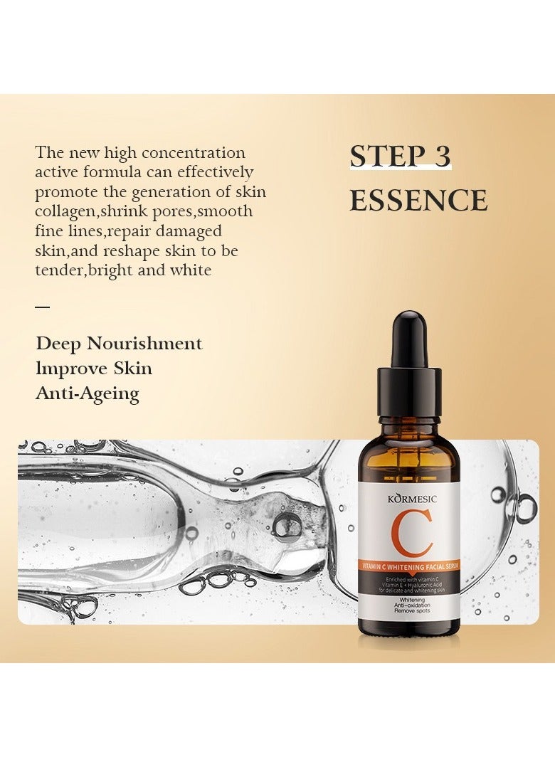 Kormesic سيروم فيتامين C بحجم 30 مل - ترطيب وتفتيح البشرة - Image 2