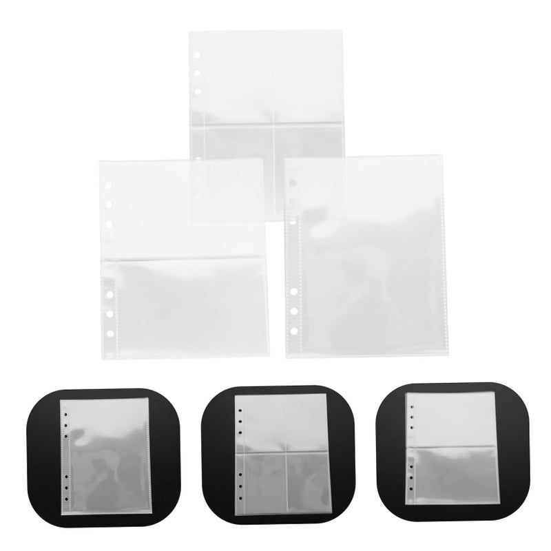 Pp Material Loose Leaf Binder Pages For Trading Cards Photo Album - Image 3