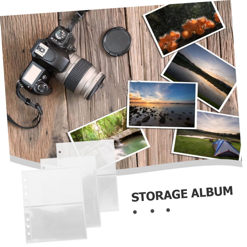 Pp Material Loose Leaf Binder Pages For Trading Cards Photo Album - Image 4