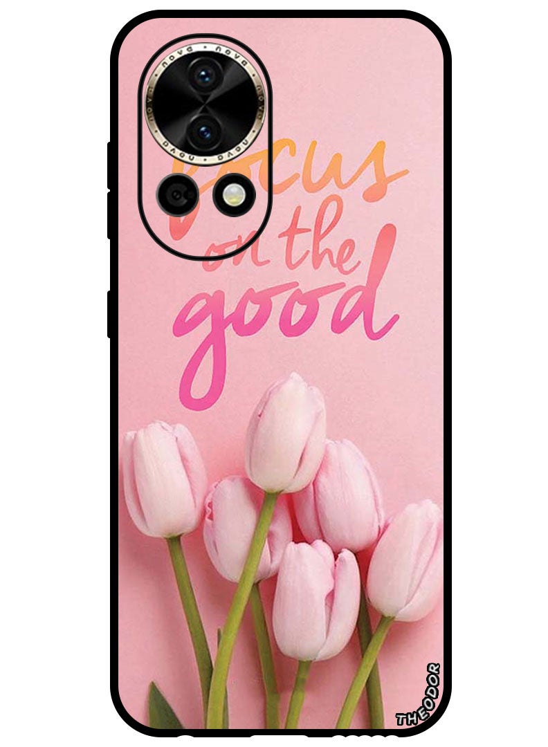 Theodor Protective Case Anti Scratch Shock Proof Bumper Cover For Huawei Nova 12 Focus On The Good - Image 1