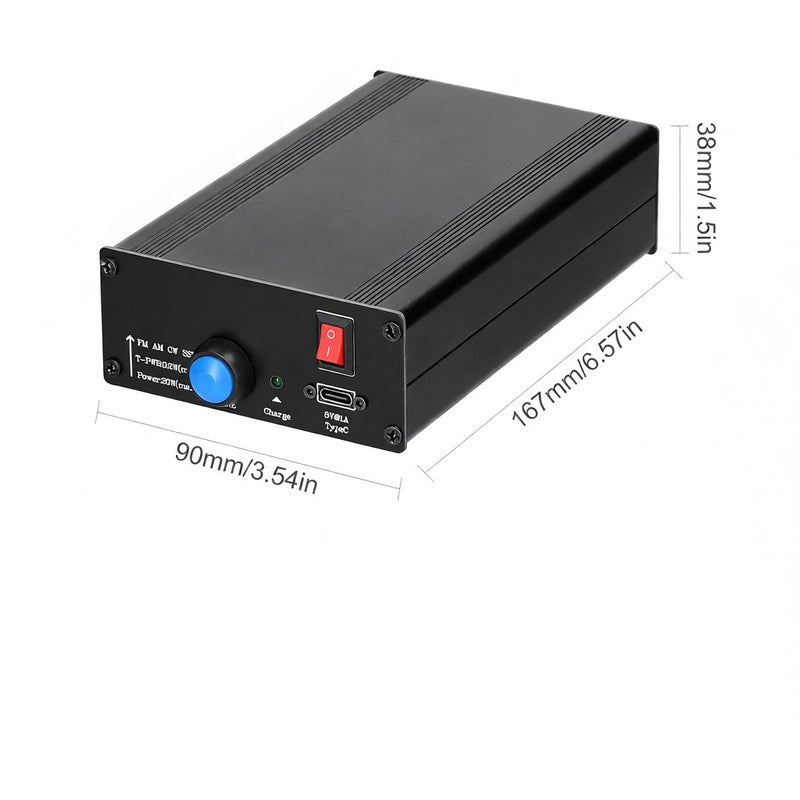مضخم تحويلة هوائي موجات قصيرة تلقائي ATU-10-0A 20 واط 1.8-30 ميجاهرتز - غلاف من سبائك الألومنيوم - مقياس قوة موجات قصيرة - مقياس موجات واقفة - Image 5